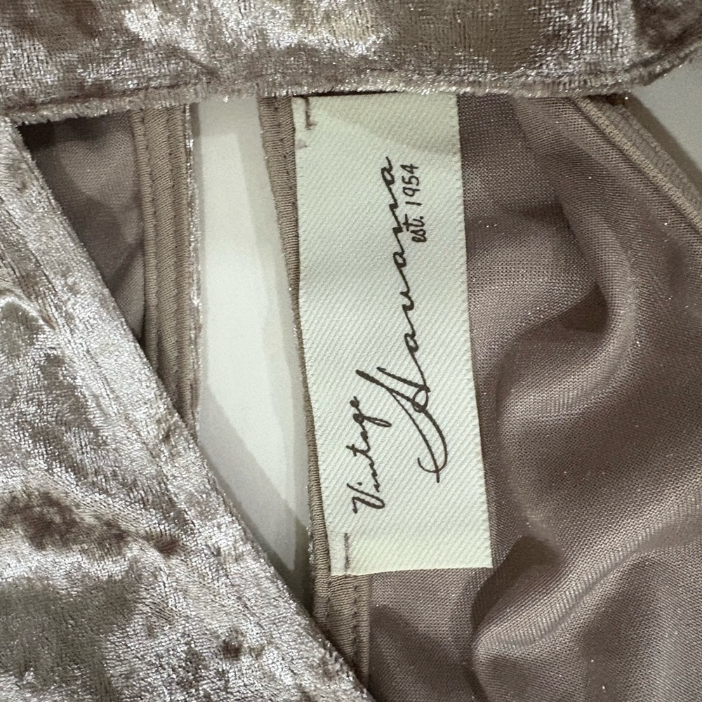 Vintage Havana Taupe Velvet Tank Top - Picture 4 of 6